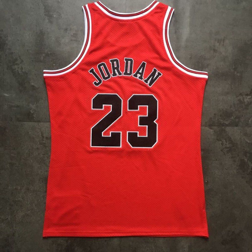Men's Chicago Bulls Michael Jordan #23 Throwback Red 1996-97 Hardwood Classics Player Jersey-Pro Kit Vault | Brand New 26/27 Sports Jerseys